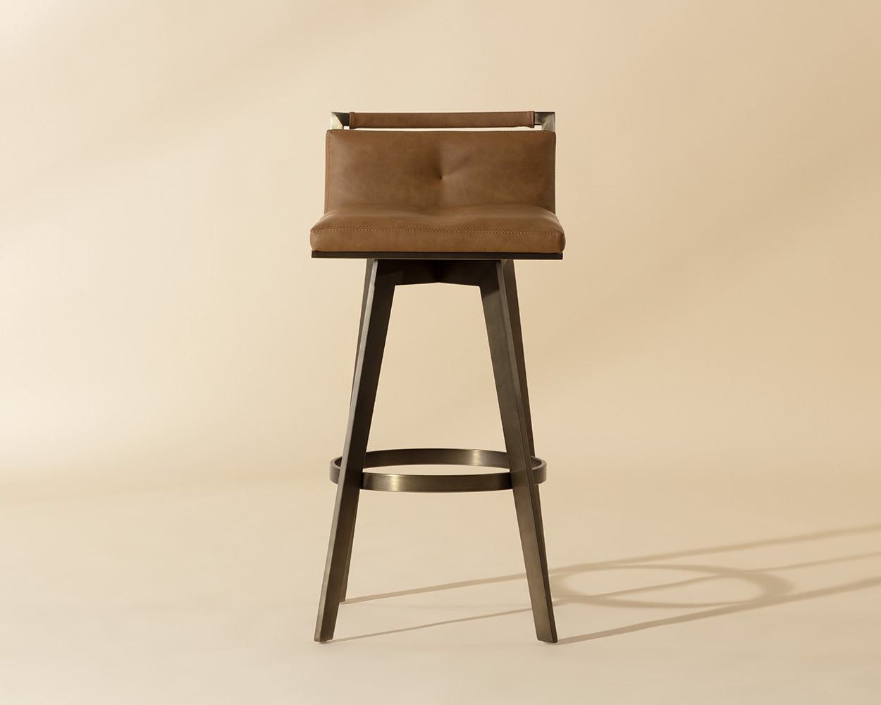 Arizona Swivel Barstool - Milliken Cognac