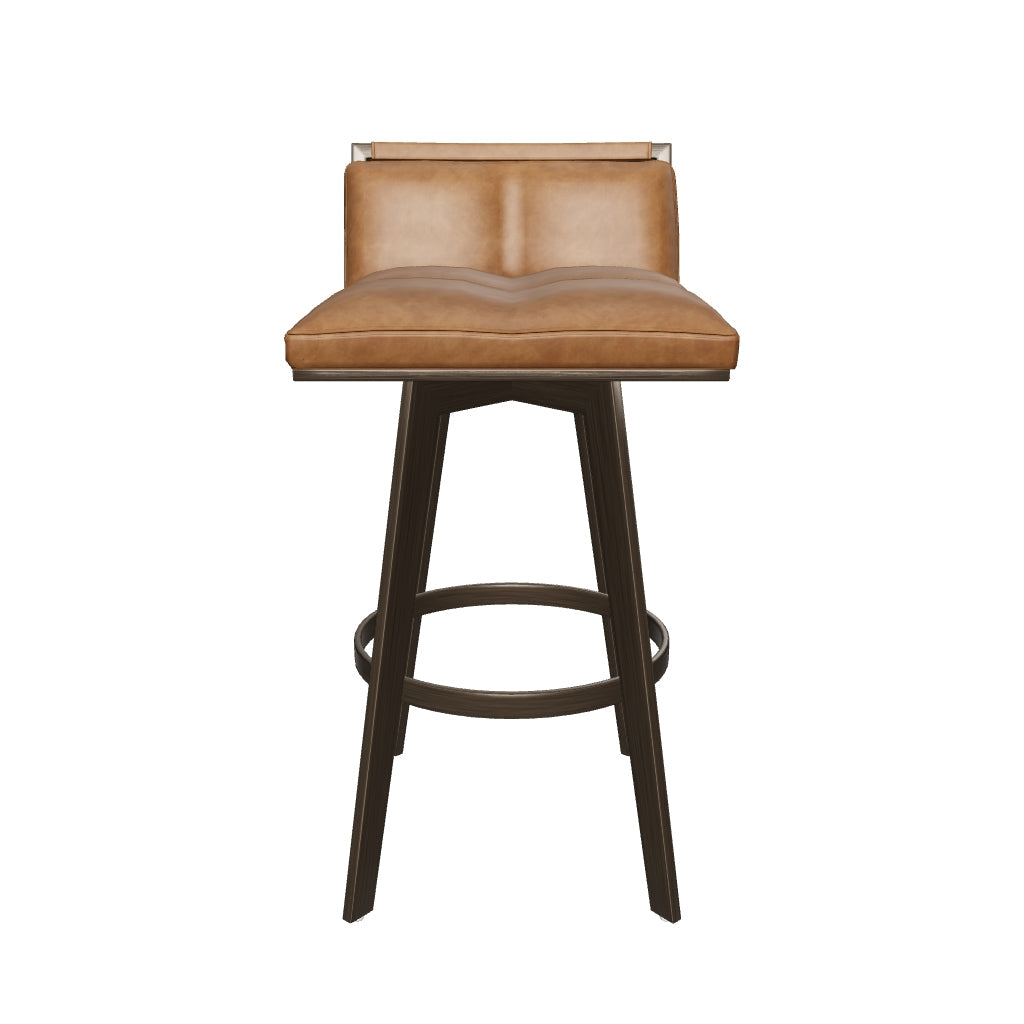 Arizona Swivel Barstool - Milliken Cognac