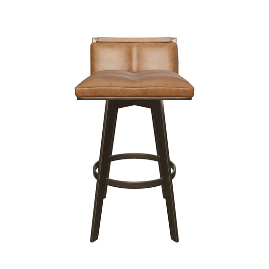 Arizona Swivel Barstool - Milliken Cognac