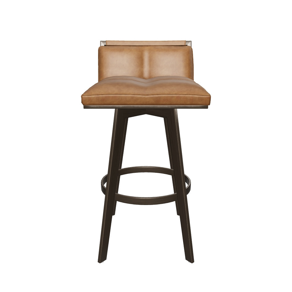 Arizona Swivel Barstool - Milliken Cognac