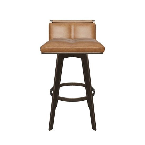 Arizona Swivel Barstool - Milliken Cognac