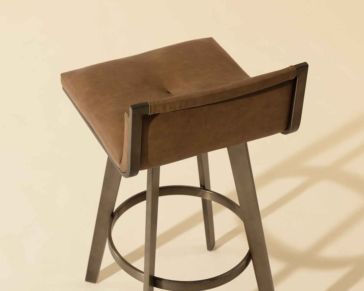 Arizona Swivel Barstool - Milliken Cognac