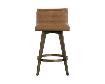 Arizona Swivel Counter Stool - Milliken Cognac