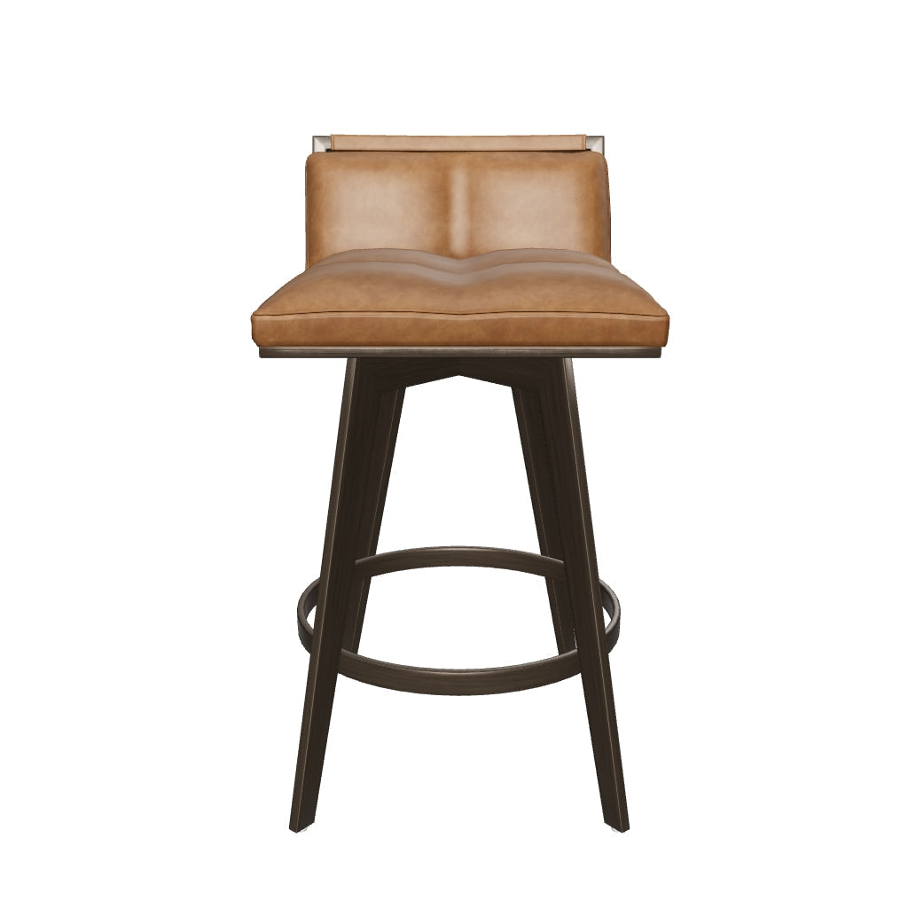 Arizona Swivel Counter Stool - Milliken Cognac