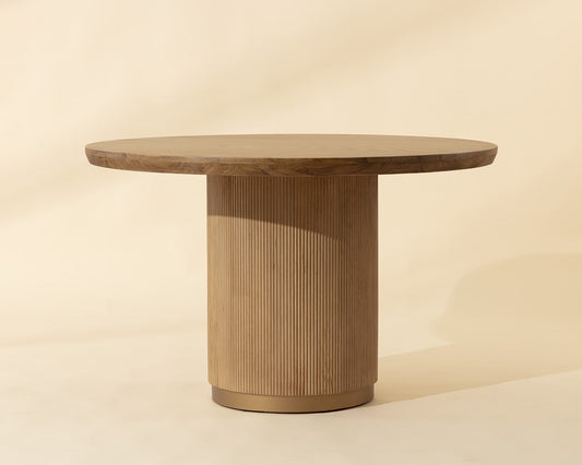 Kalla Dining Table - Round - Rustic Oak