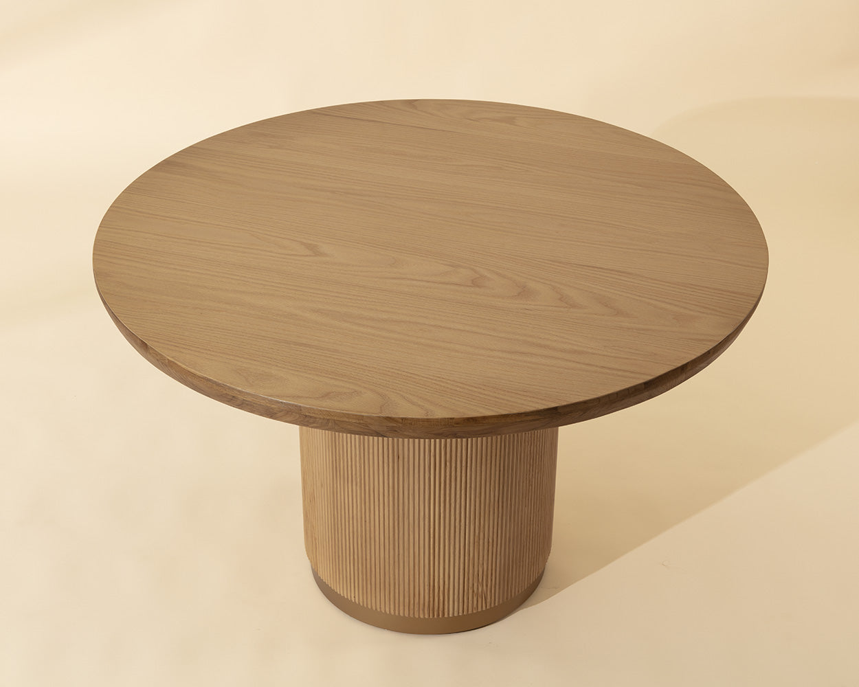 Kalla Dining Table - Round - Rustic Oak