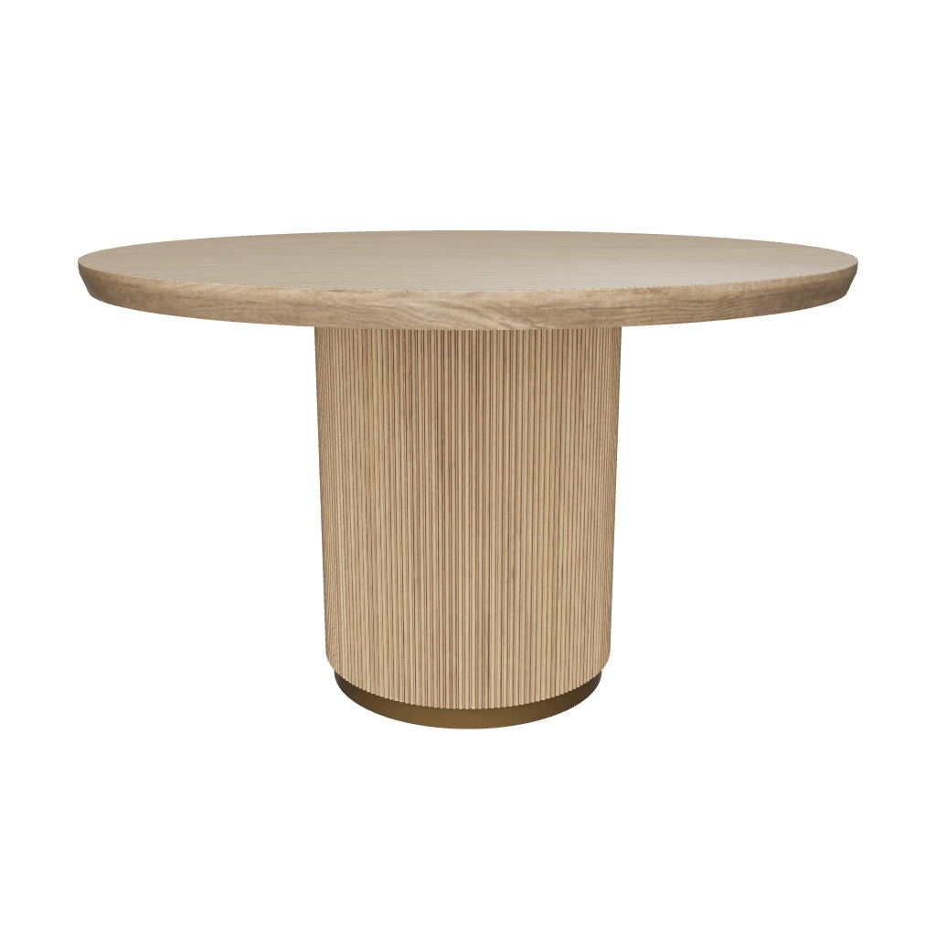 Kalla Dining Table - Round - Rustic Oak
