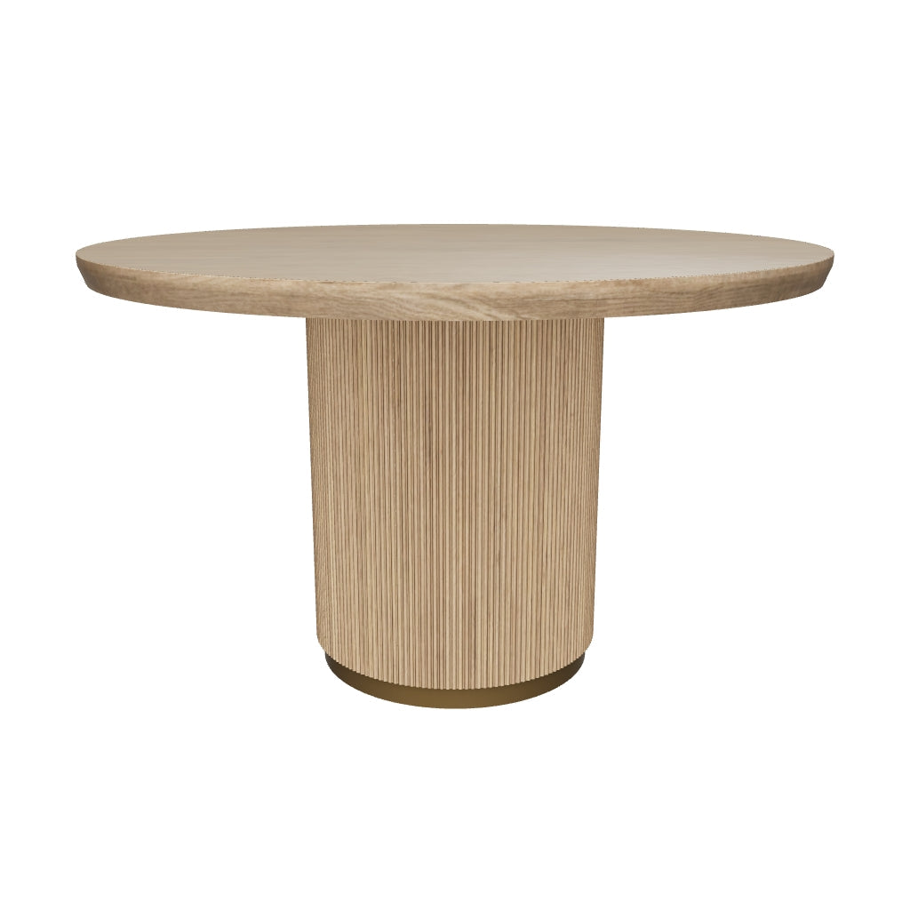 Kalla Dining Table - Round - Rustic Oak