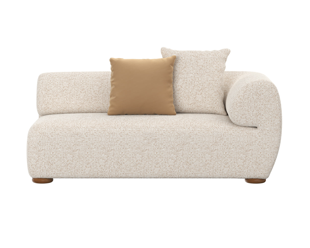 Henriette Modular Sofa - RAF - Noah Ecru / Kona Camel