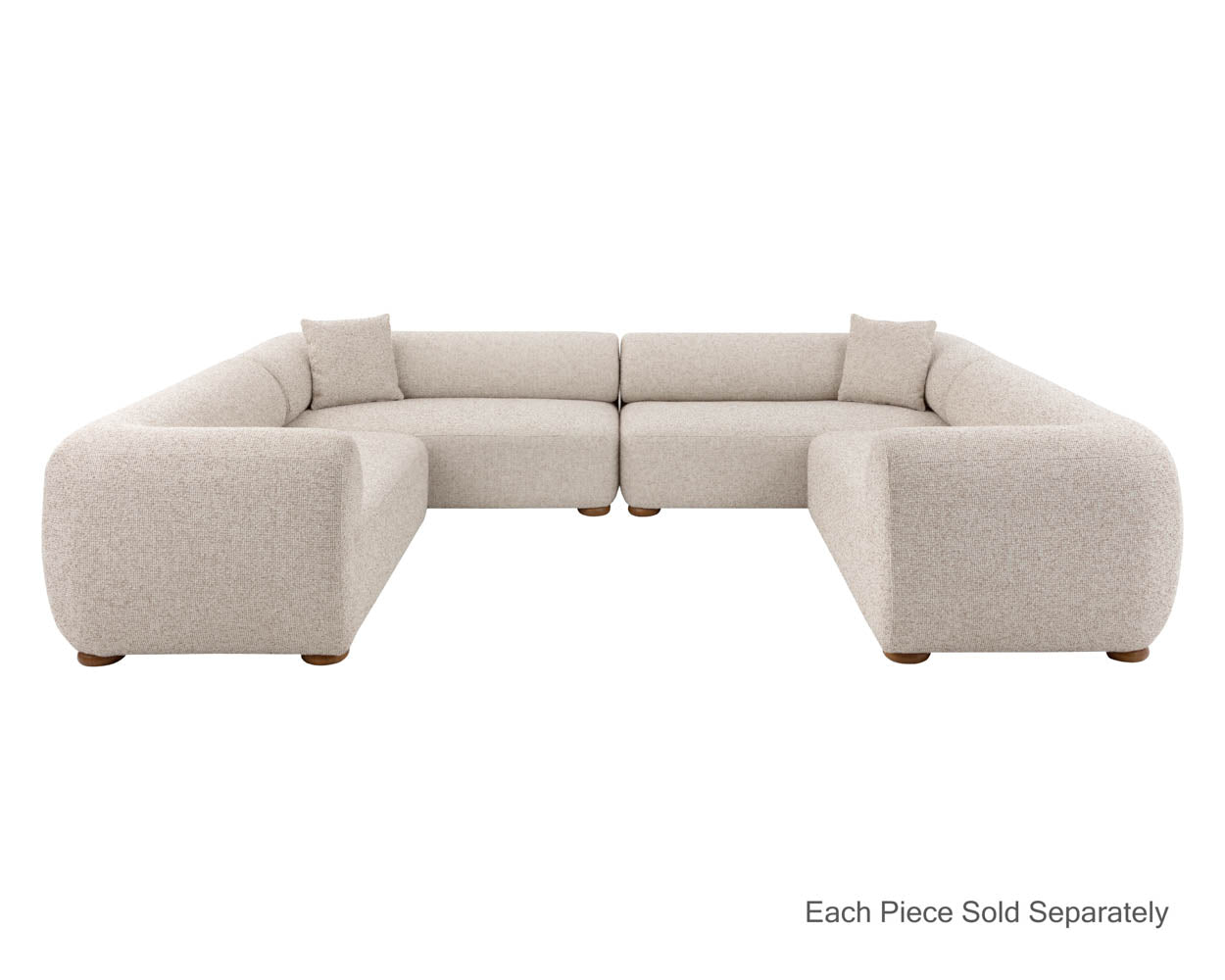 Henriette Modular Sofa - RAF - Noah Ecru / Kona Camel