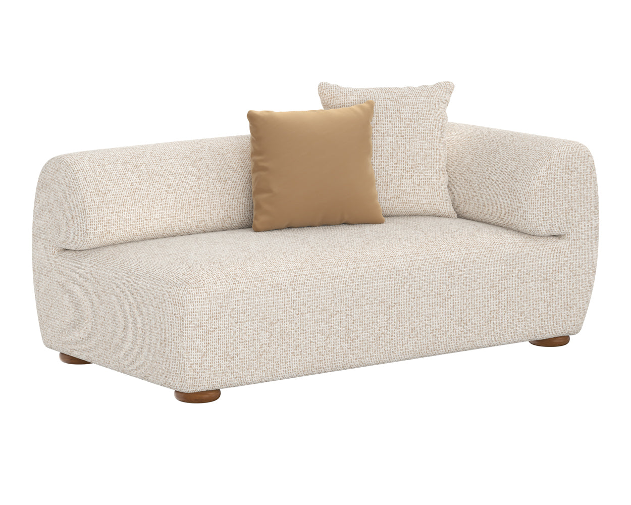 Henriette Modular Sofa - RAF - Noah Ecru / Kona Camel