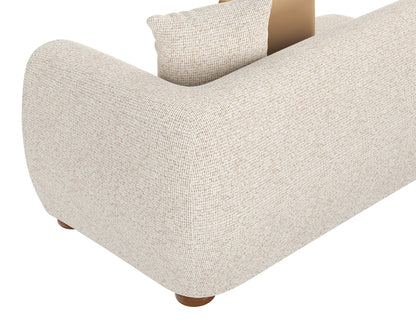 Henriette Modular Sofa - RAF - Noah Ecru / Kona Camel