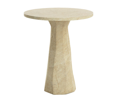 Kliff Bar Table - Travertine Look - Natural