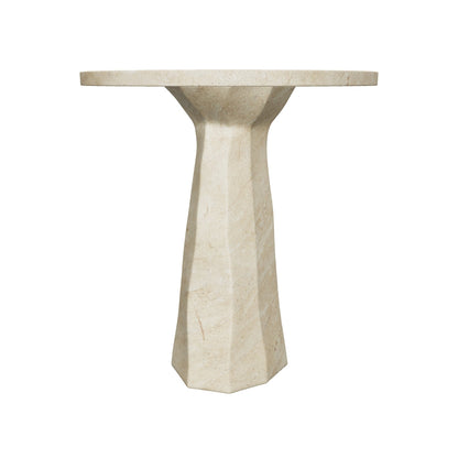 Kliff Bar Table - Travertine Look - Natural