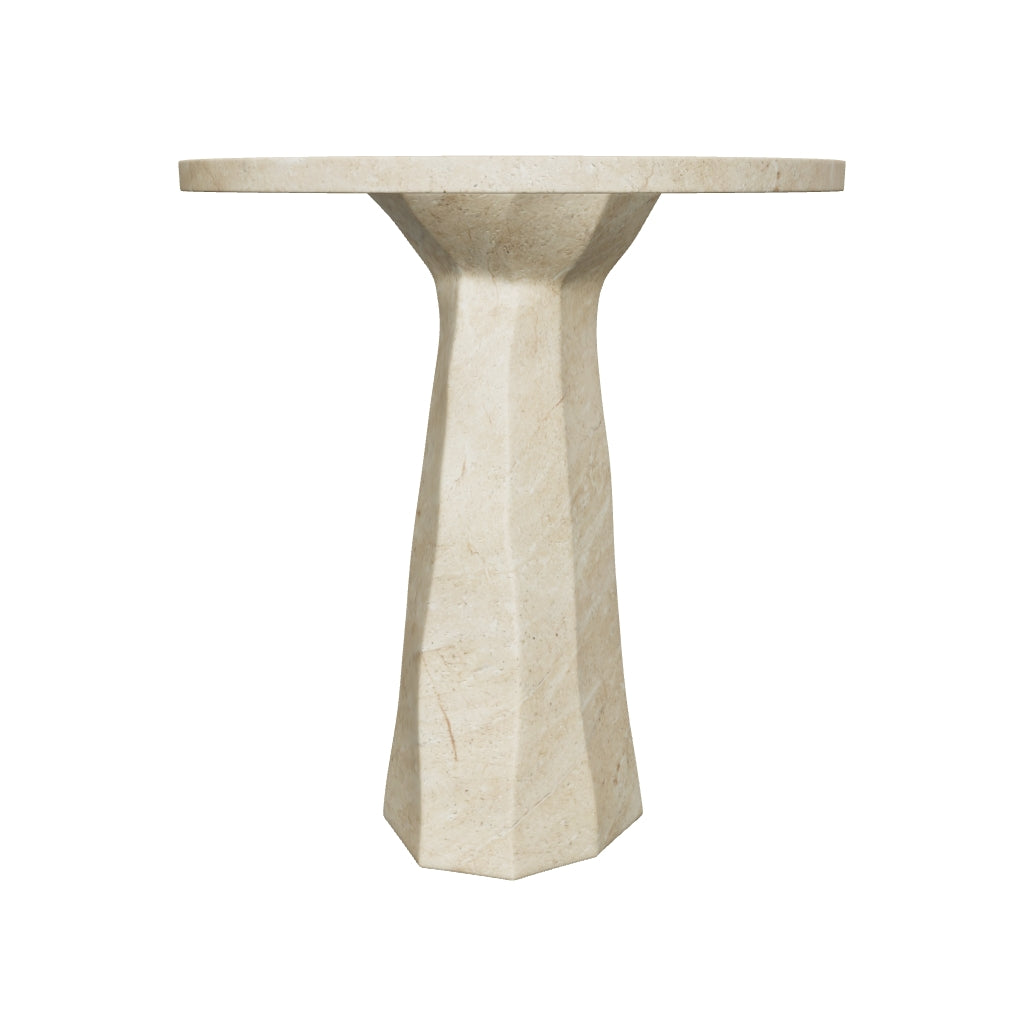 Kliff Bar Table - Travertine Look - Natural