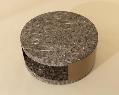Cavette Coffee Table - Marble Look