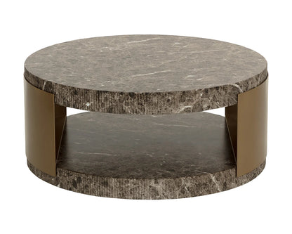 Cavette Coffee Table - Marble Look