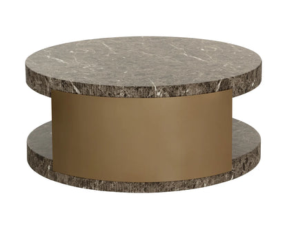 Cavette Coffee Table - Marble Look
