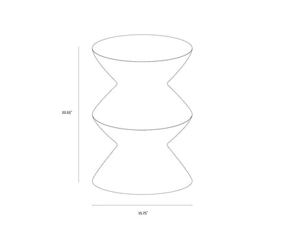 Union End Table - Black