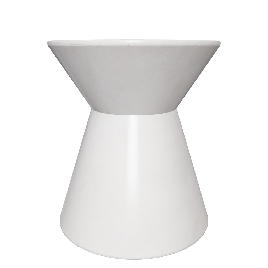 Astley End Table - White
