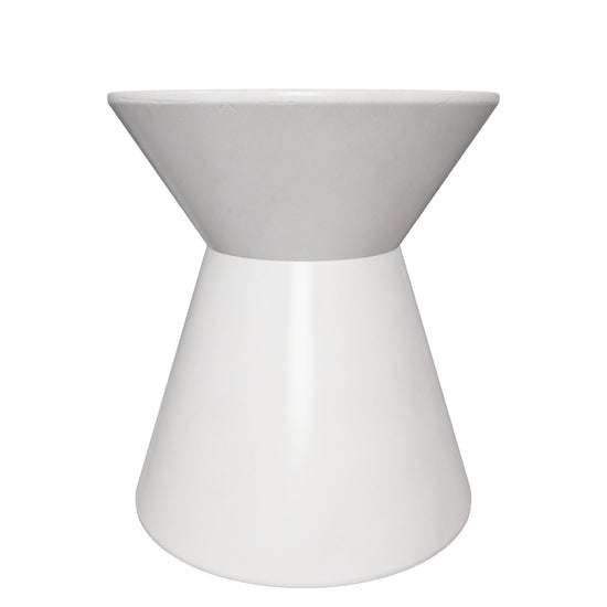 Astley End Table - White