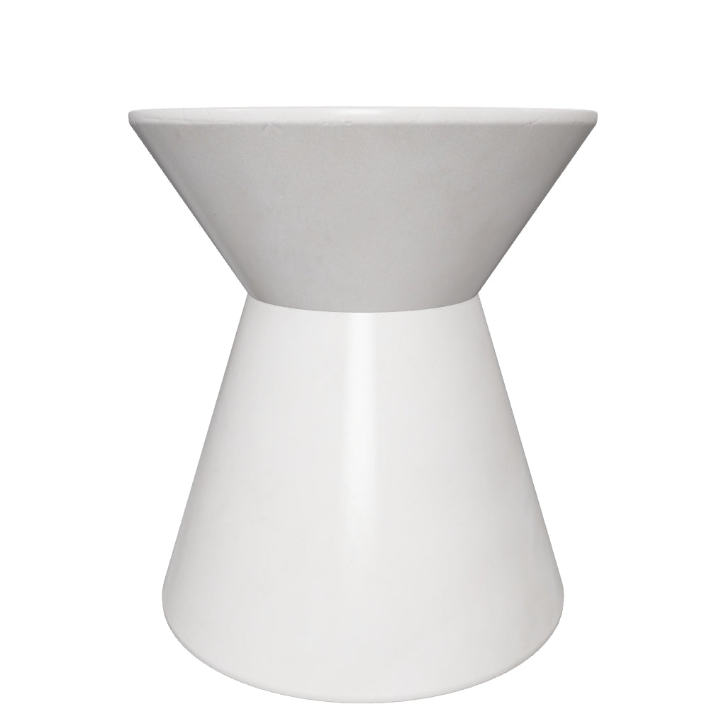 Astley End Table - White